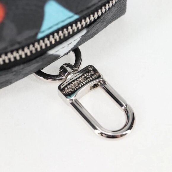 LOUIS VUITTON Eclipse Graffiti Porte Cle Squared Pouch - Picture 5 of 15